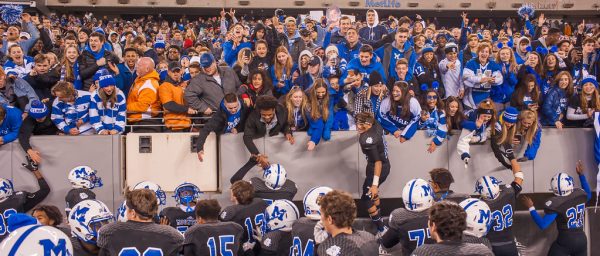 Montclair Mounties Football celebrate their 2017 State Championship with the MHS student body at MetLife Stadium 