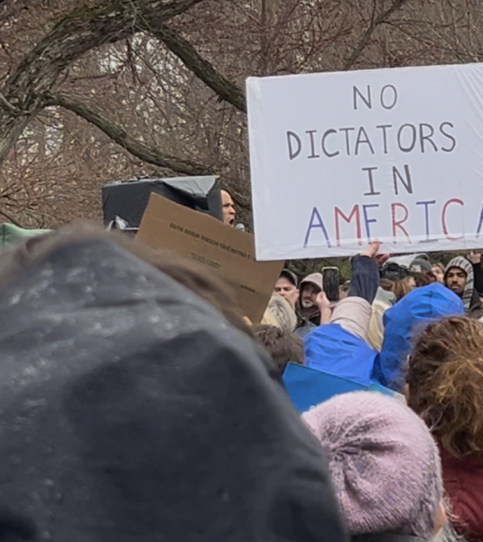 Sen. Booker filibusters, saying "Hands Off!" on our behalf