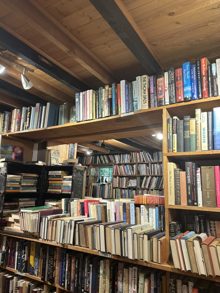 A bookstore in the Berkshires providing a hideaway from a hot July afternoon.